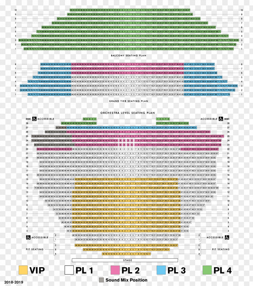 Arizona Executive Branch Chart ASU Gammage Broadway Theatre Aircraft Seat Map Auditorium PNG