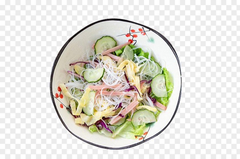 Bowl Of Cool Vegetables Waldorf Salad Zakuski Plate PNG