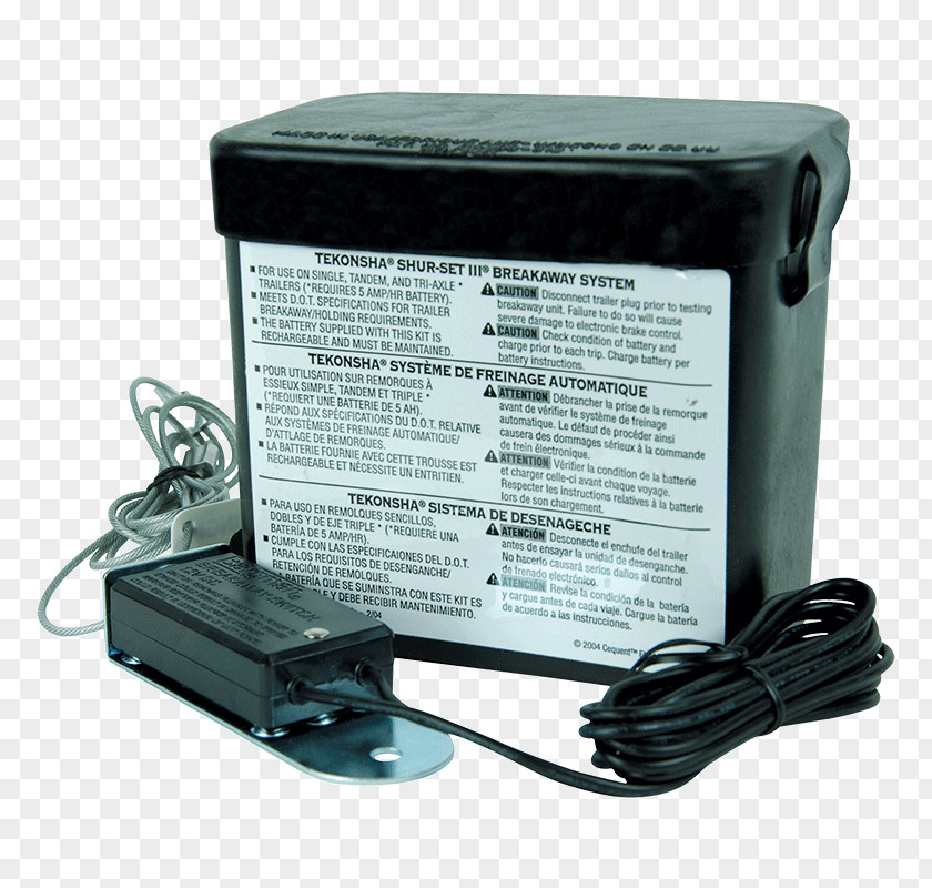 Car Battery Charger Trailer Brake Controller AC Adapter Laptop PNG