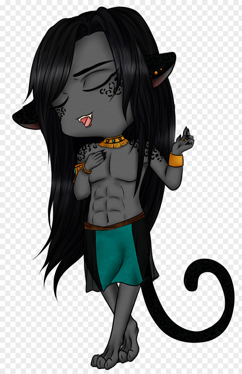 Demon Homo Sapiens Black Hair PNG