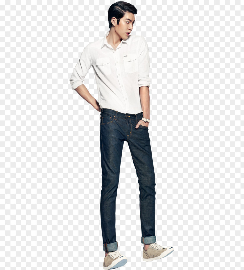 Kim Ji Woo Jeans Woo-bin T-shirt Model PNG