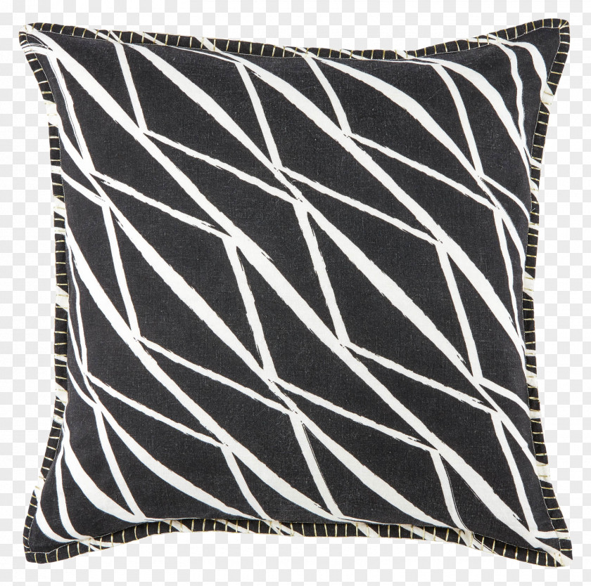 Pillow Throw Pillows Cushion Cosmic In Almost Apricot & Snow White Design By Nikki Chu Black PNG
