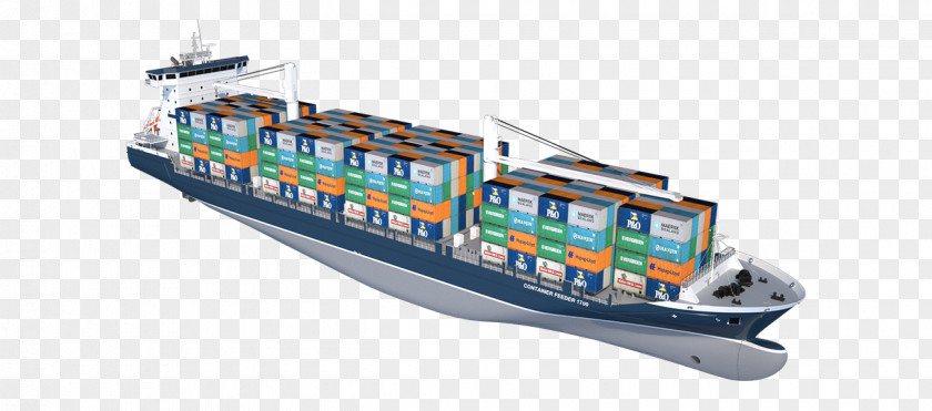 Container Ship Damen Feeder 800 Heavy-lift Lighter Aboard Panamax PNG ship aboard Panamax, clipart PNG