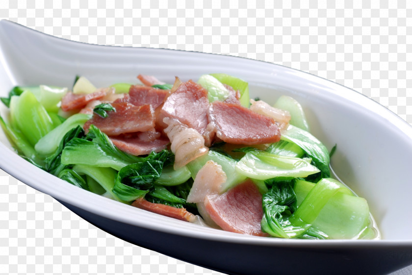 Dried Cabbage Rouchao Spinach Salad Chinese Cuisine Bacon Prosciutto Recipe PNG
