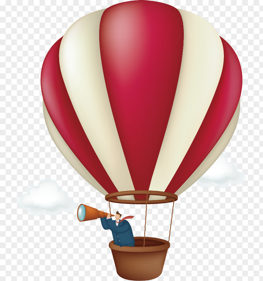 Hot Air Balloon Illustration PNG