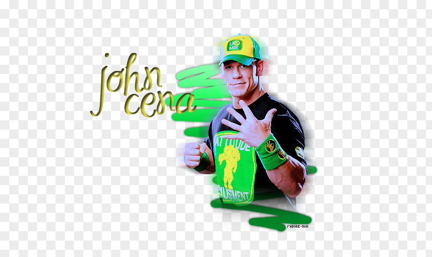 John Cena Green Headgear Font PNG