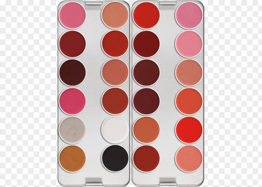 Lipstick Cosmetics Color Palette Kryolan Make-up PNG
