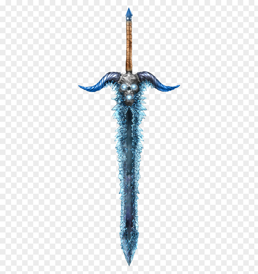 Sword Ice Excalibur Weapon Drawing PNG