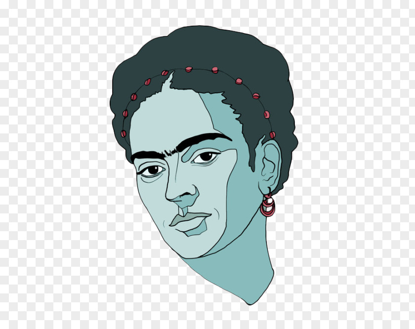 FRIDA Mexico Sticker Artist PNG