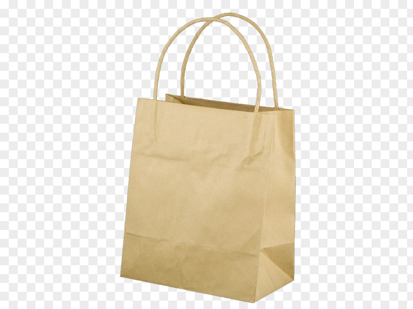 Kraft Paper Tote Bag PNG