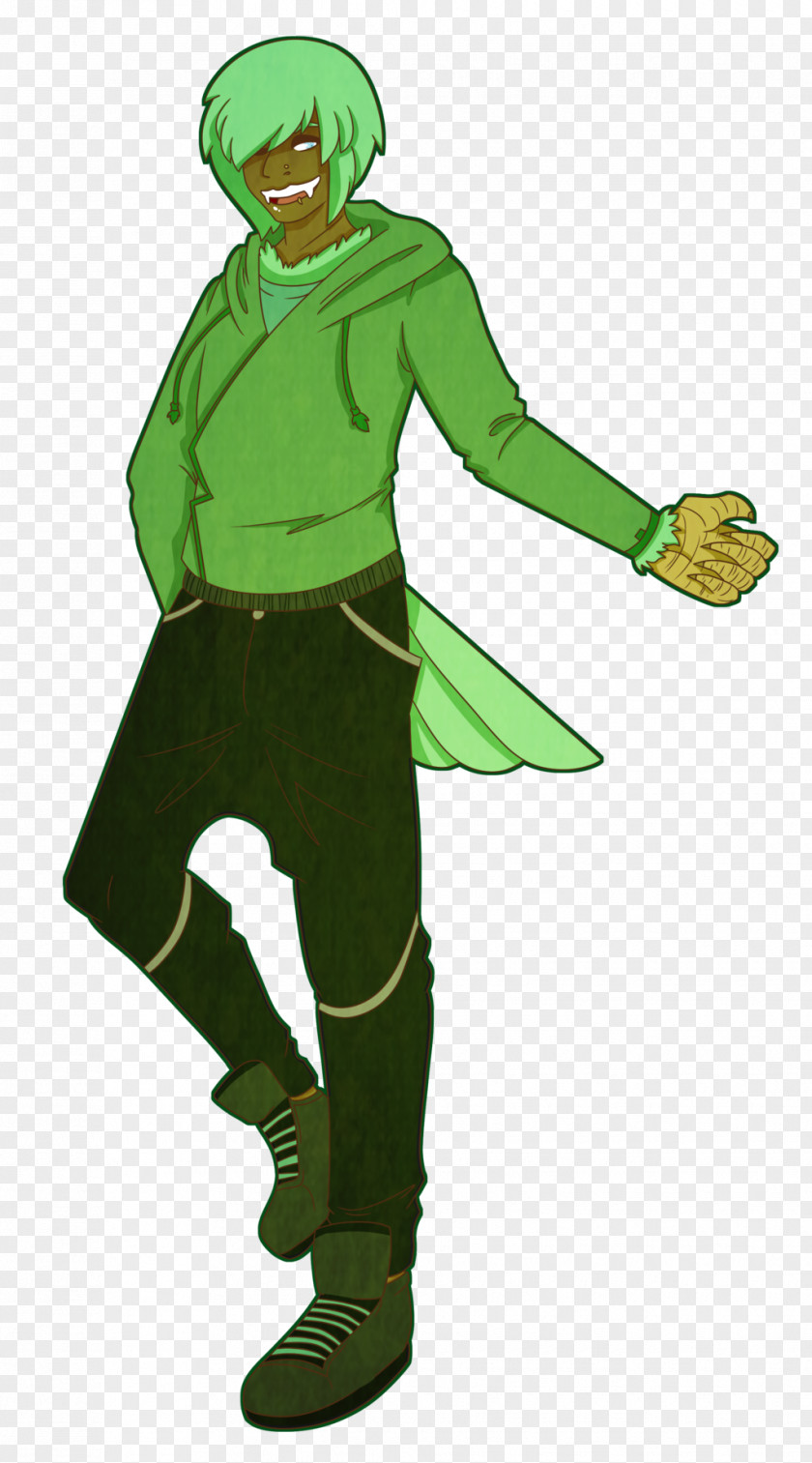 Sylph Costume Design Vertebrate Cartoon Green PNG