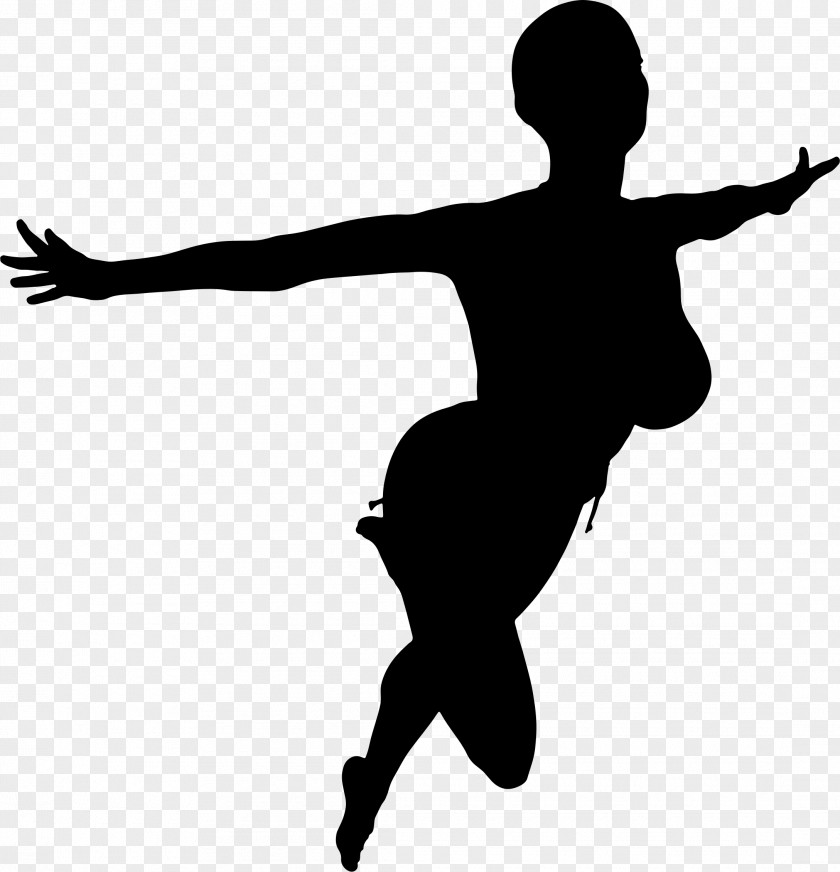 Ballet Silhouette Woman Clip Art PNG