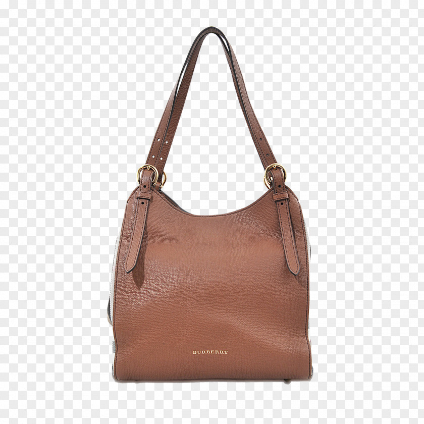 Fashion Square Hobo Bag Tote Leather Brown Caramel Color PNG