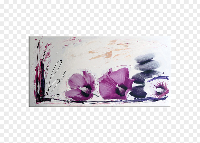 Flower Floral Design Art Canvas Print Watercolor Painting PNG