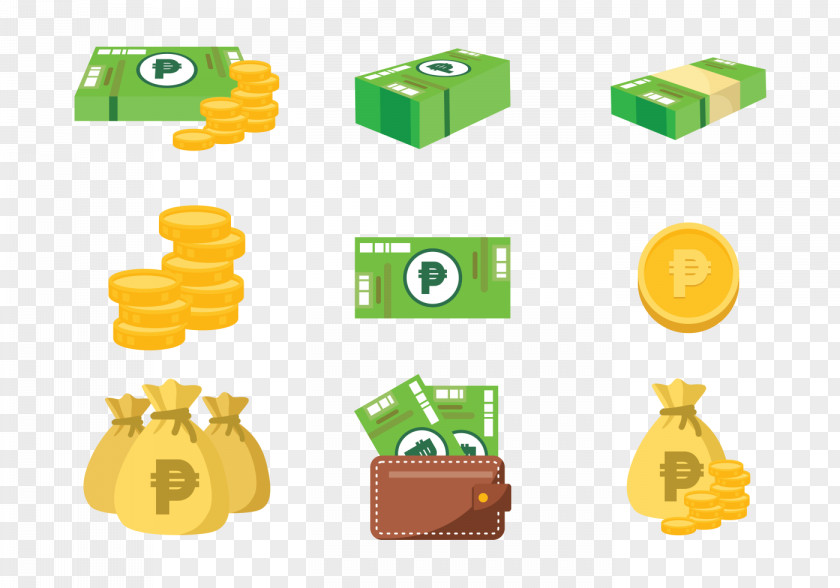 Money Bag Mexican Peso Currency Symbol PNG