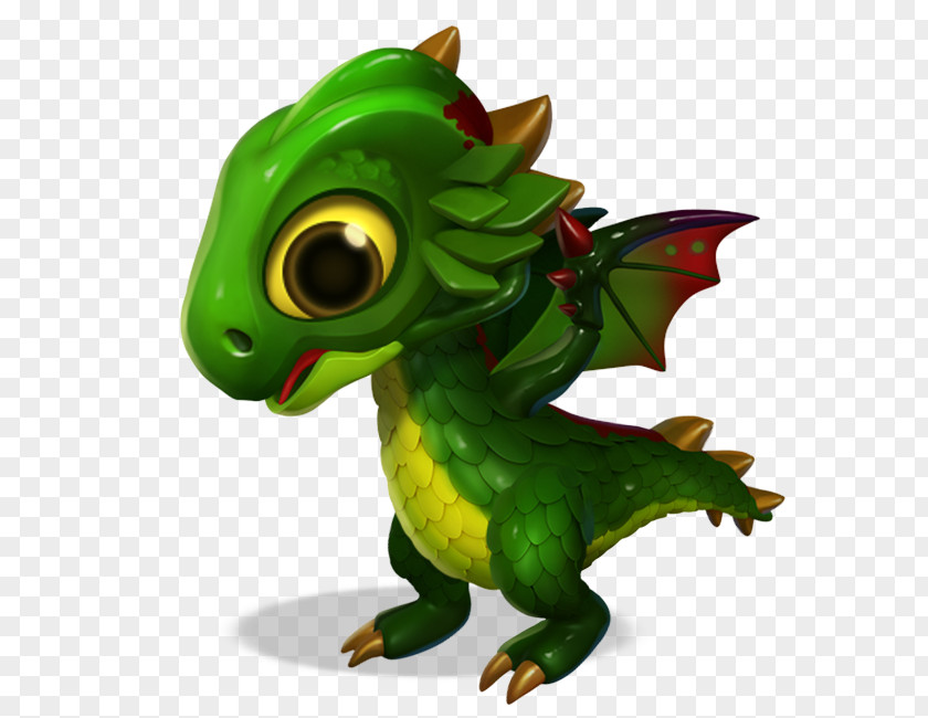 Baby Dragon Reptile Figurine Animated Cartoon PNG