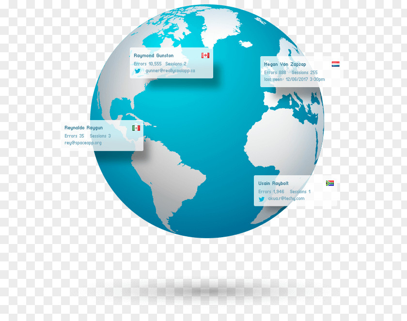 Intelligent Monitoring Earth Globe Clip Art PNG