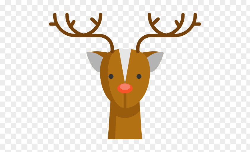 Long Deer Reindeer Christmas Clip Art PNG