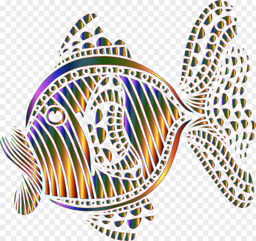 Nine Fish Abstract Art Clip PNG