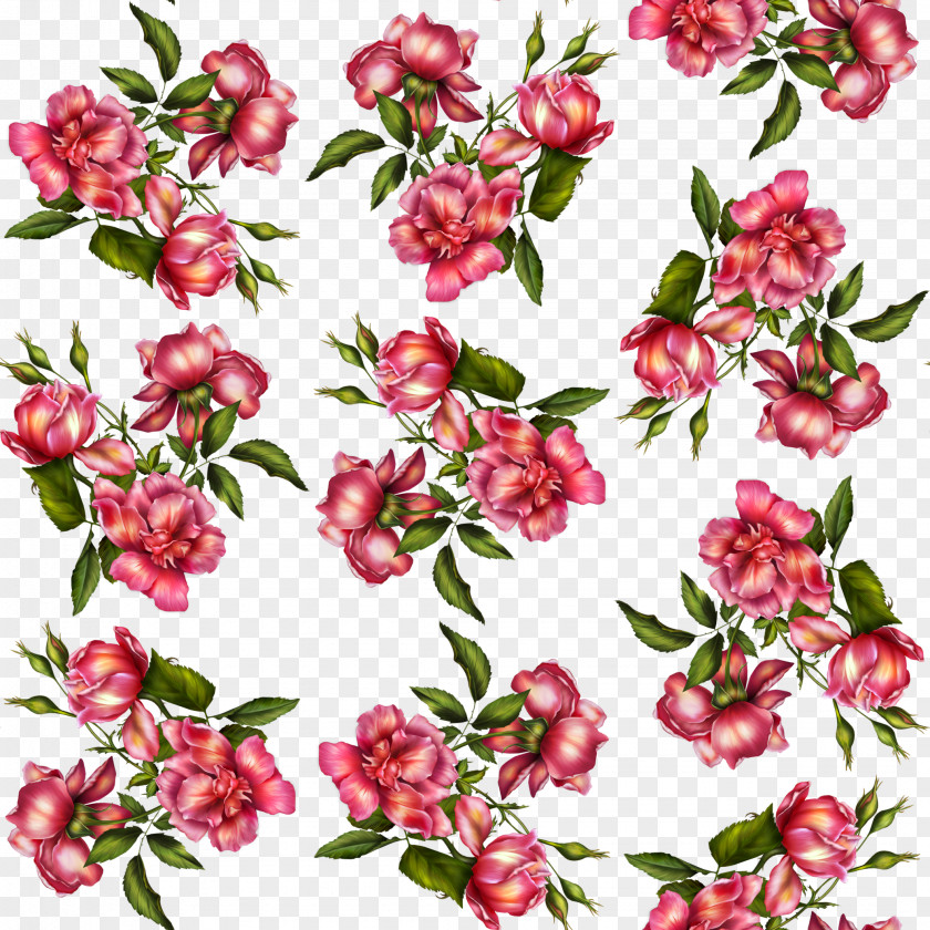 Pink Roses Flower Garden PNG
