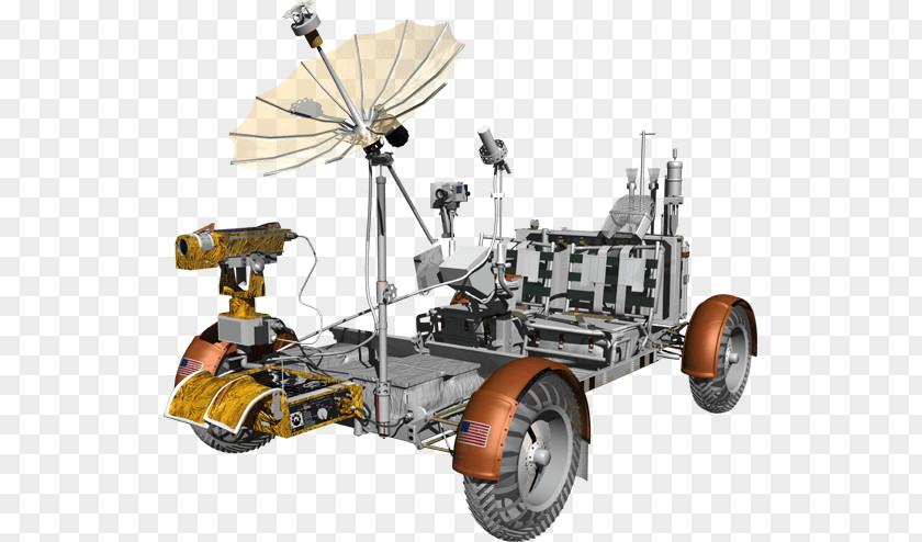 Space Craft Apollo Program 15 Lunar Rover Roving Vehicle PNG