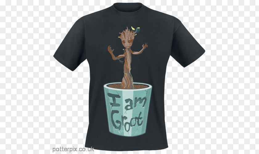 T-shirt Baby Groot Drax The Destroyer Marvel Cinematic Universe PNG