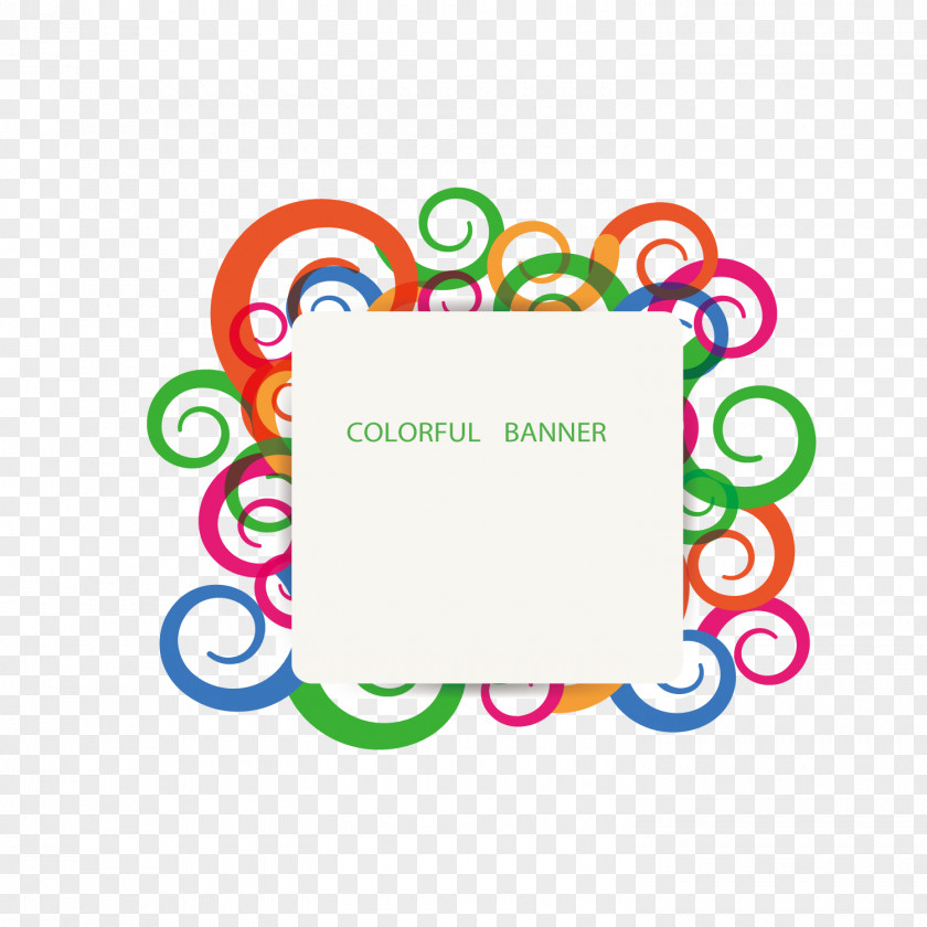 Colorful Title Picture Frame Color Abstract Art Clip PNG