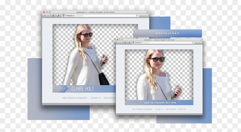 Claire Holt Brand Display Advertising Business PNG