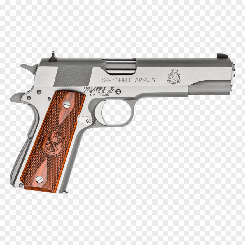 Handgun Springfield Armory .45 ACP M1911 Pistol Firearm Semi-automatic PNG