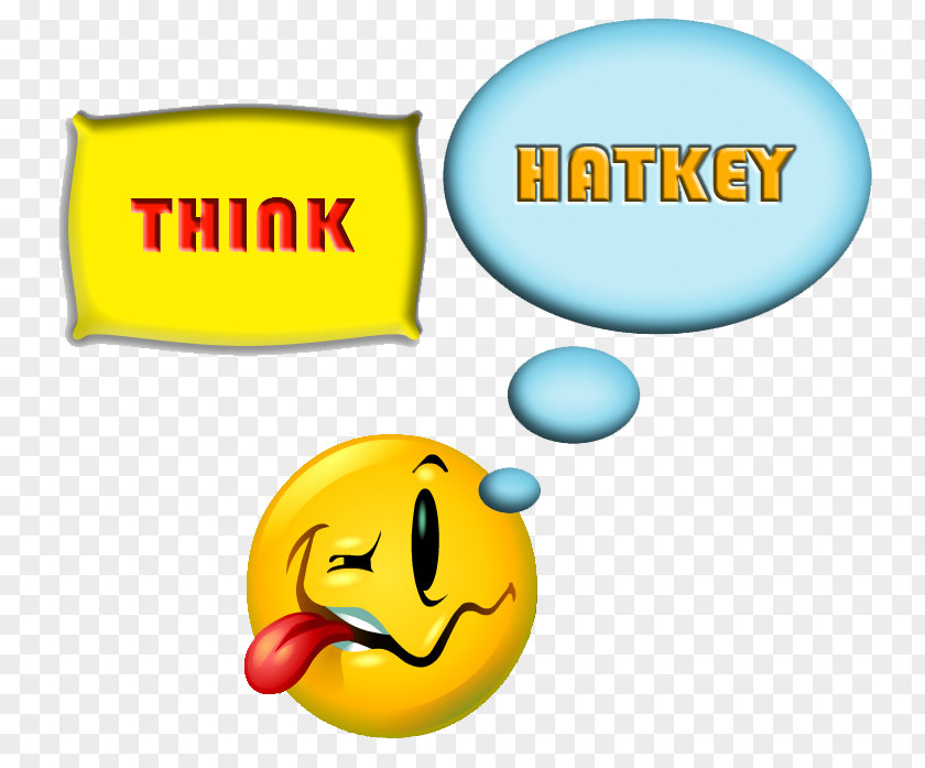 Think Key Smiley Font PNG