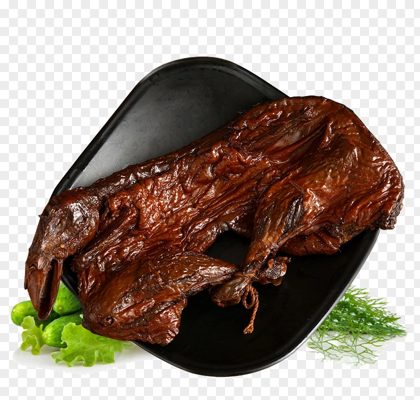 Black Plate Filled With Ducks Duck Food PNG