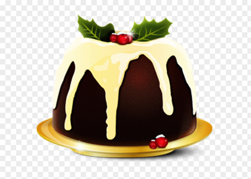 Chocolate Dish Christmas Pudding PNG