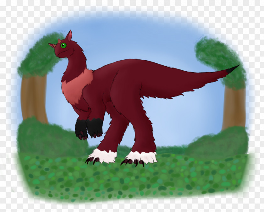 Field Clover Velociraptor Tyrannosaurus Fauna Character Fiction PNG