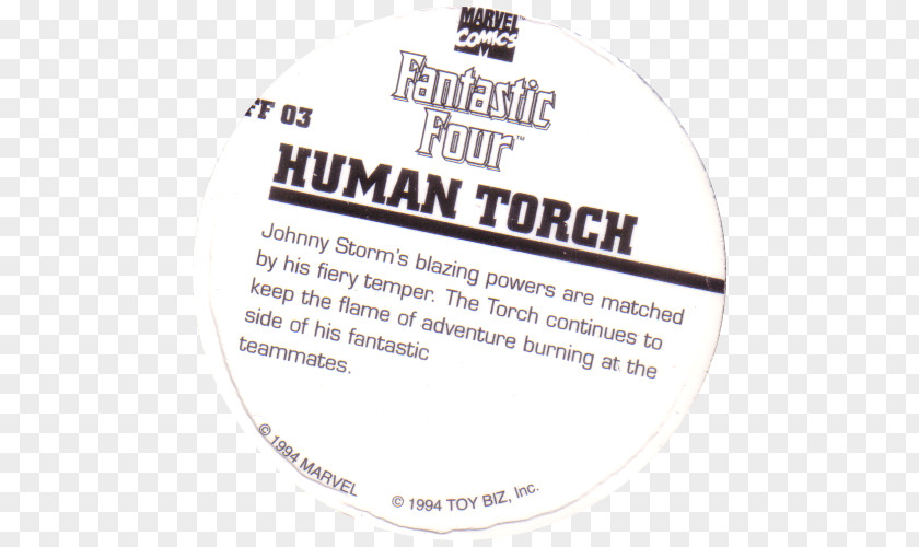 Human Torch Brand Font PNG