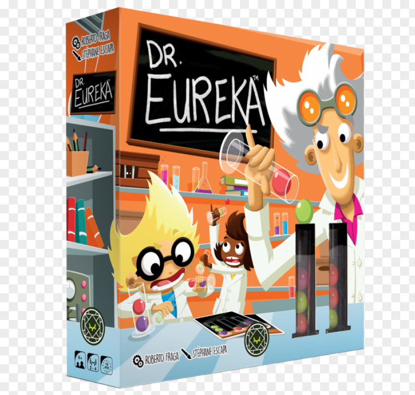 Toy Blue Orange Games Dr. Eureka Board Game PNG