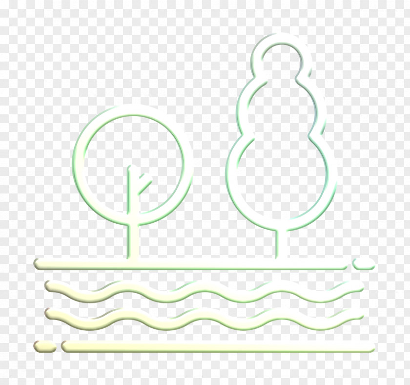 Tree Icon Nature River PNG