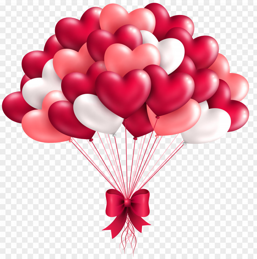 Beautiful Heart Cliparts Balloon Valentine's Day Clip Art PNG