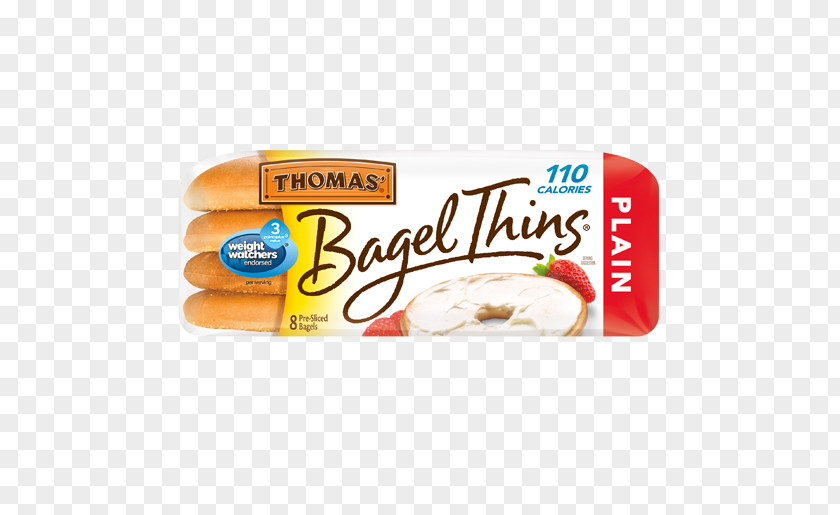 Cream Cheese Bagel Bakery Toast Thomas' Whole Grain PNG