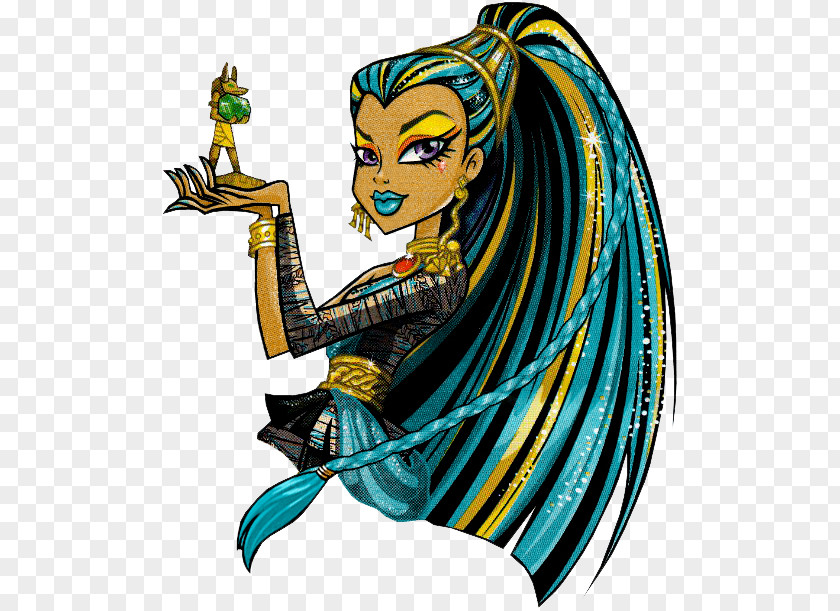 Doll Monster High: Ghoul Spirit Nefera De Nile Art PNG