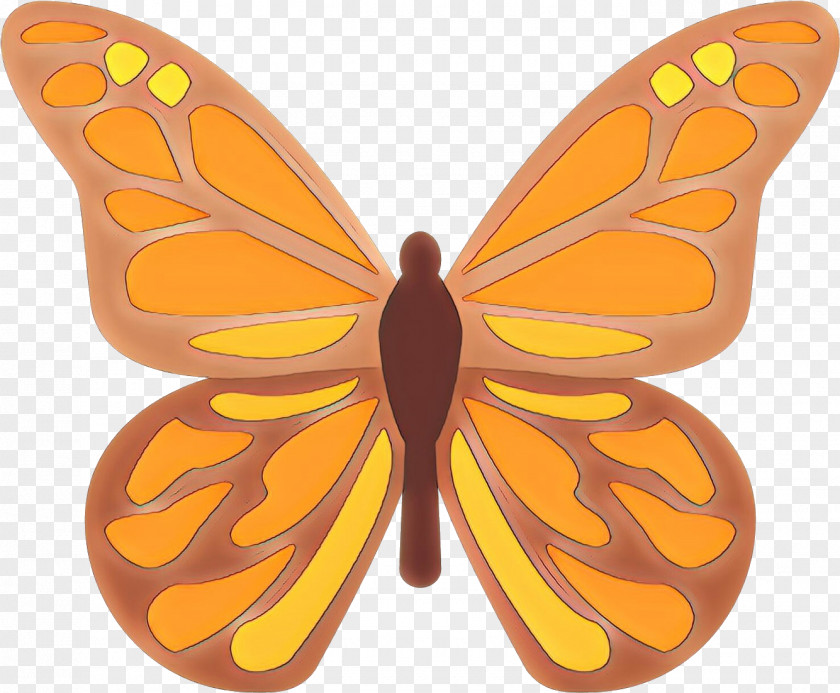 Monarch Butterfly Symmetry PNG