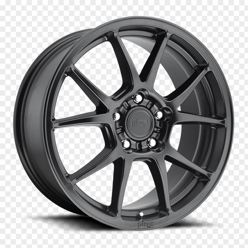 Satin Alloy Wheel Car Rim Spoke PNG