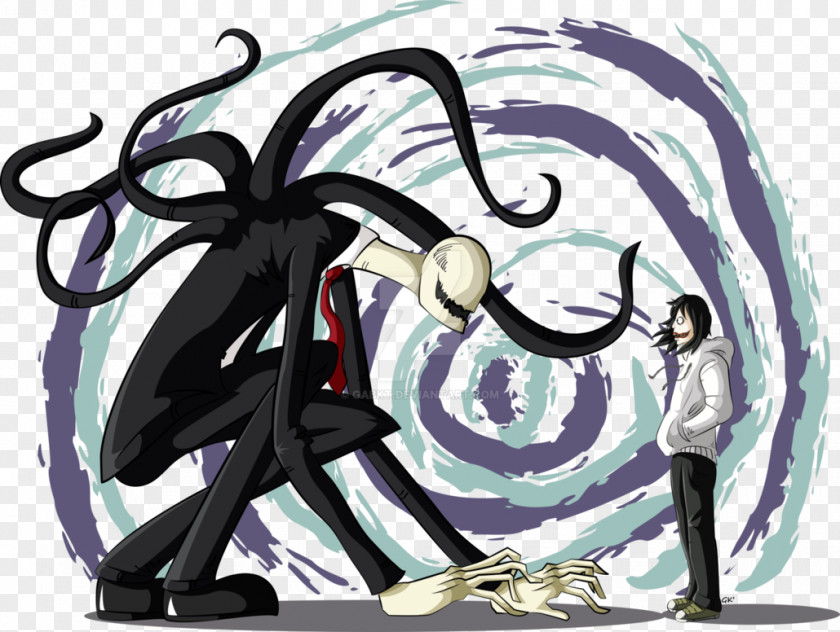 Slender Man Art Knitting Christmas Jumper Hellsing PNG