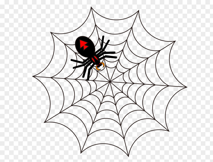 Black Spider Web Drawing Clip Art PNG