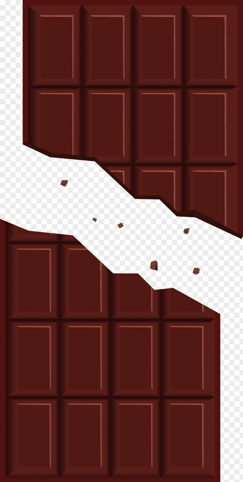 Dark Chocolate Bar Opened PNG