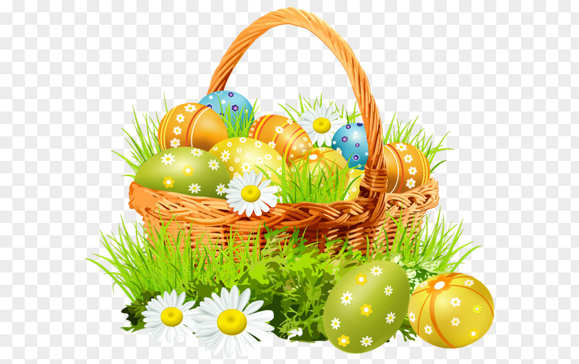 Easter Basket Bunny Clip Art PNG