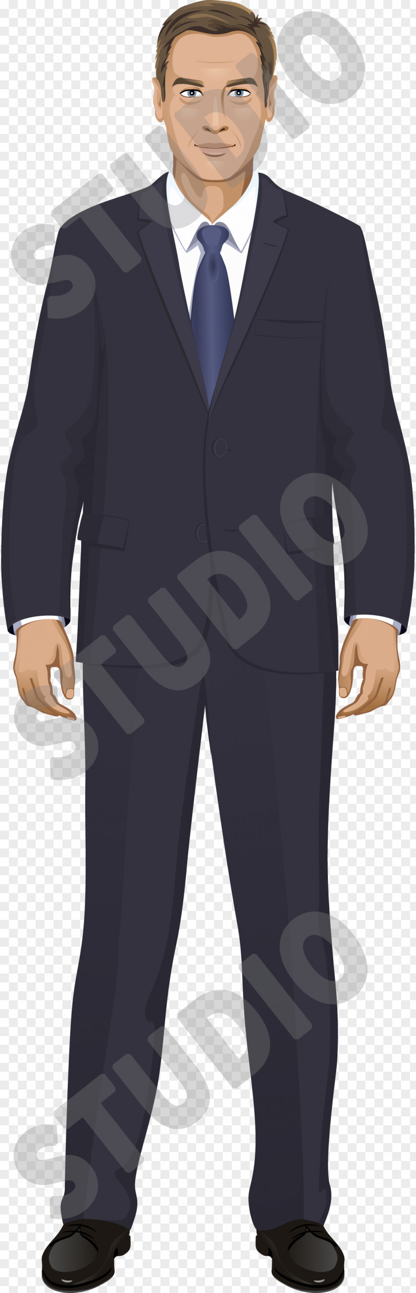 Gesture Tie Tuxedo Suit PNG