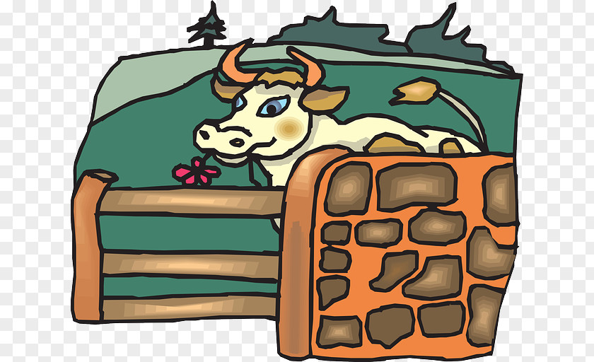 Grazing Beef Cattle Pasture Clip Art PNG