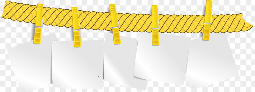Hand-painted Paper Pattern Yellow Rope Color PNG