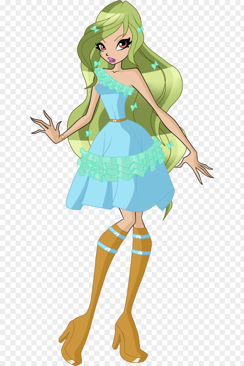 Season 7 Butterflix Fan ArtDream Sky Flora The Trix Winx Club PNG