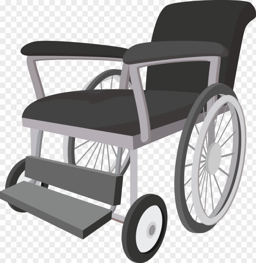 Vector Wheelchair Disability Illustration PNG